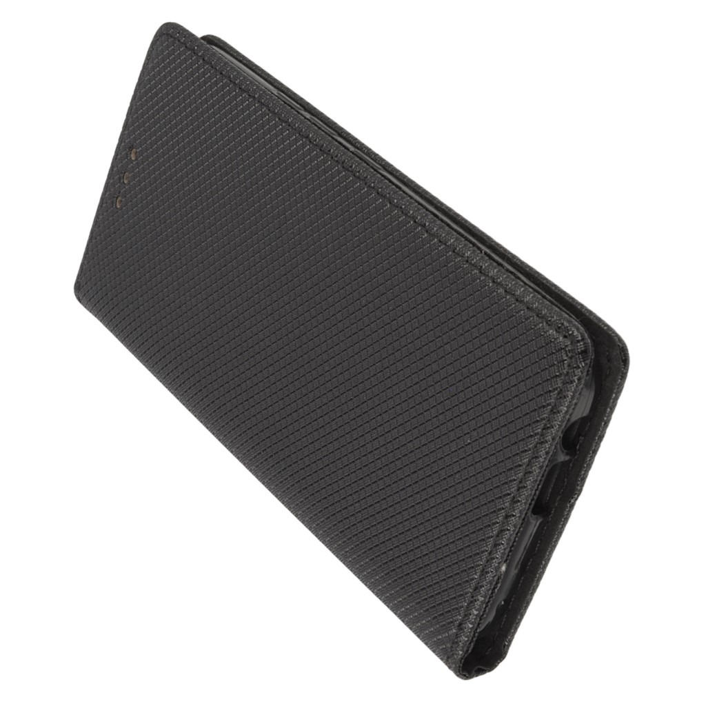 Pokrowiec etui z klapk Magnet Book czarne HTC One M9 / 5