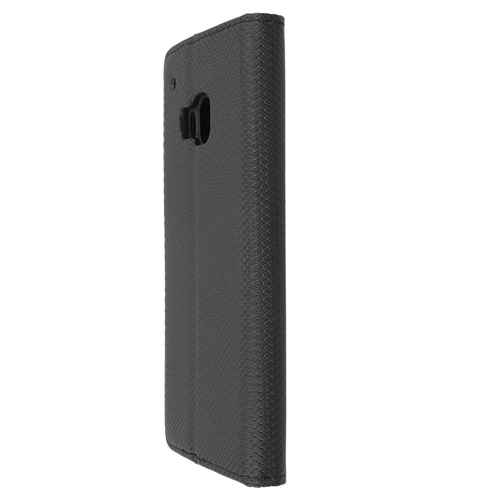 Pokrowiec etui z klapk Magnet Book czarne HTC One M9 / 7
