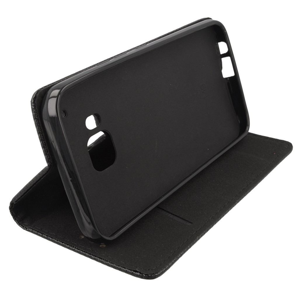 Pokrowiec etui z klapk Magnet Book czarne HTC One M9 Prime CE / 9