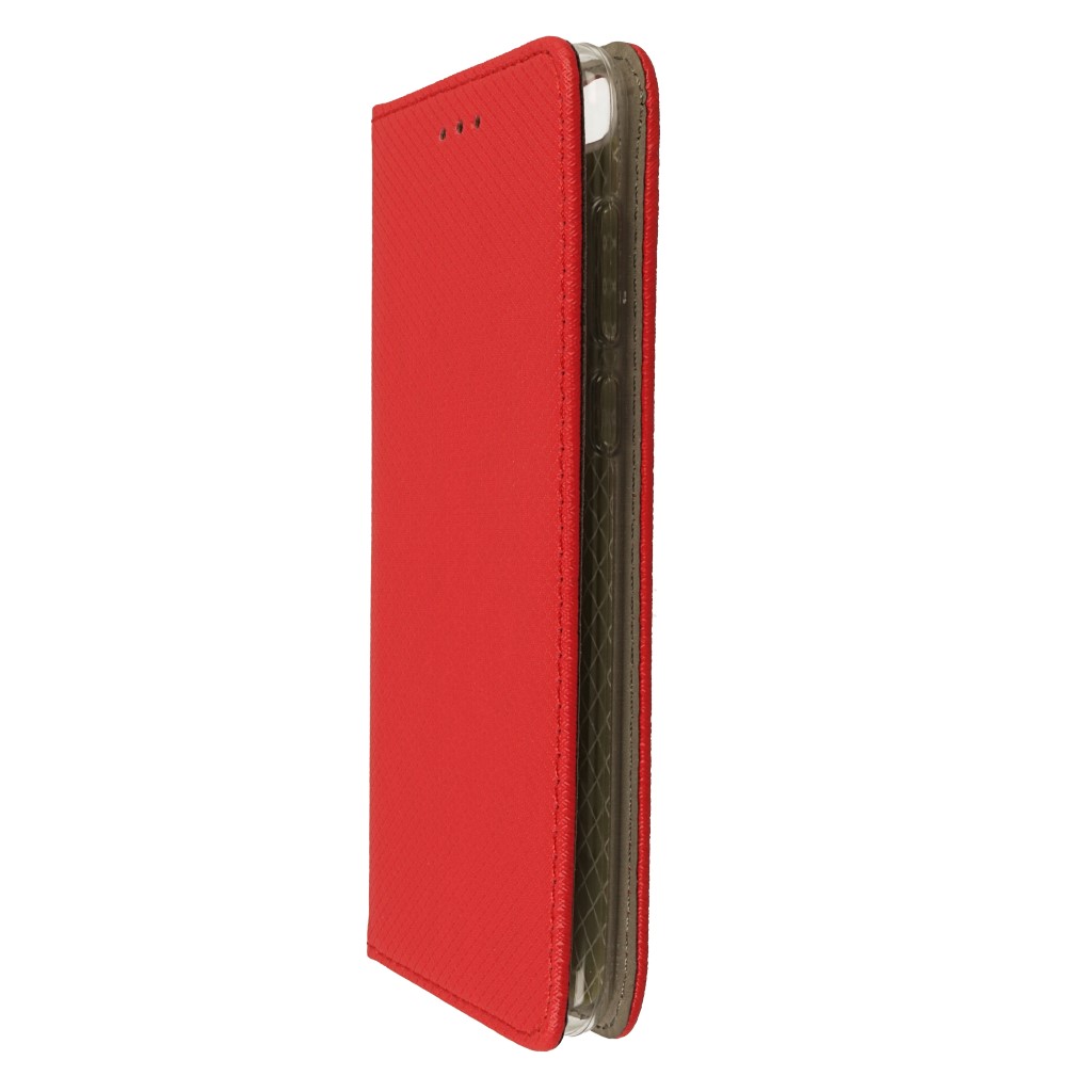 Pokrowiec etui z klapk Magnet Book czerwone HUAWEI P Smart / 6