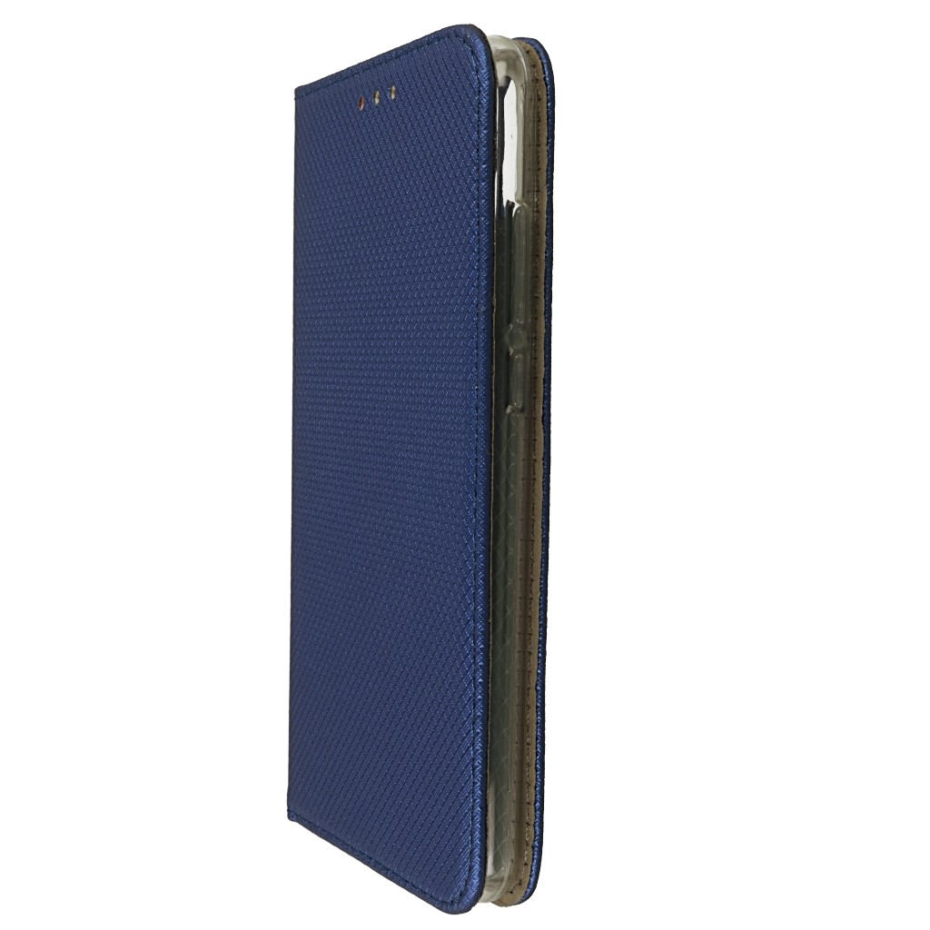 Pokrowiec etui z klapk Magnet Book granatowe HUAWEI Honor 8X / 6