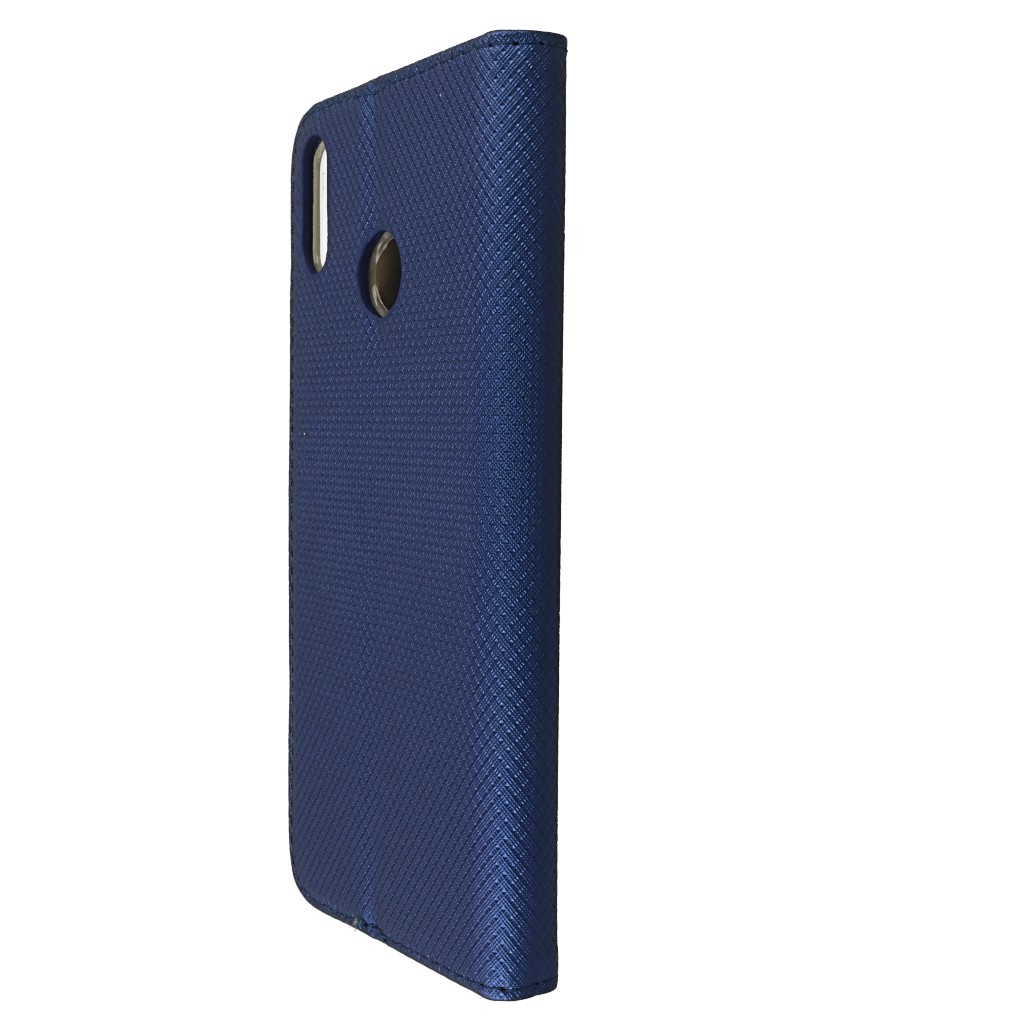 Pokrowiec etui z klapk Magnet Book granatowe HUAWEI Honor 8X / 7