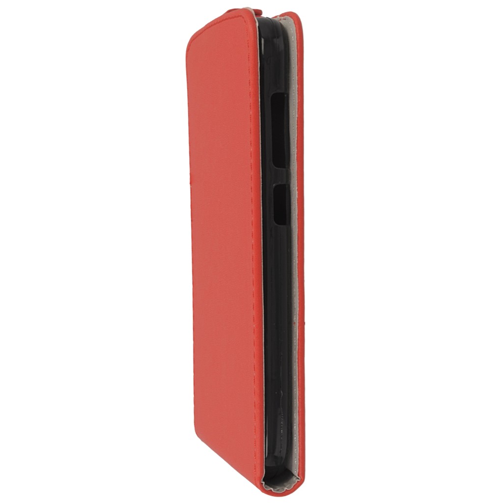 Pokrowiec z klapk na magnes Prestige Slim Flexi czerwony HUAWEI Ascend Y625 / 6