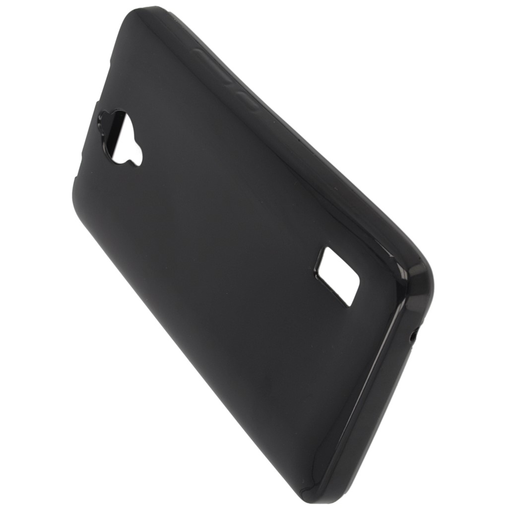 Pokrowiec silikonowe etui BACK CASE czarne HUAWEI Ascend Y635 / 7