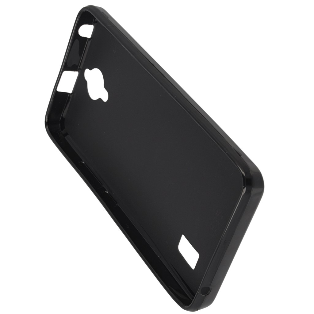 Pokrowiec silikonowe etui BACK CASE czarne HUAWEI Ascend Y635 / 8