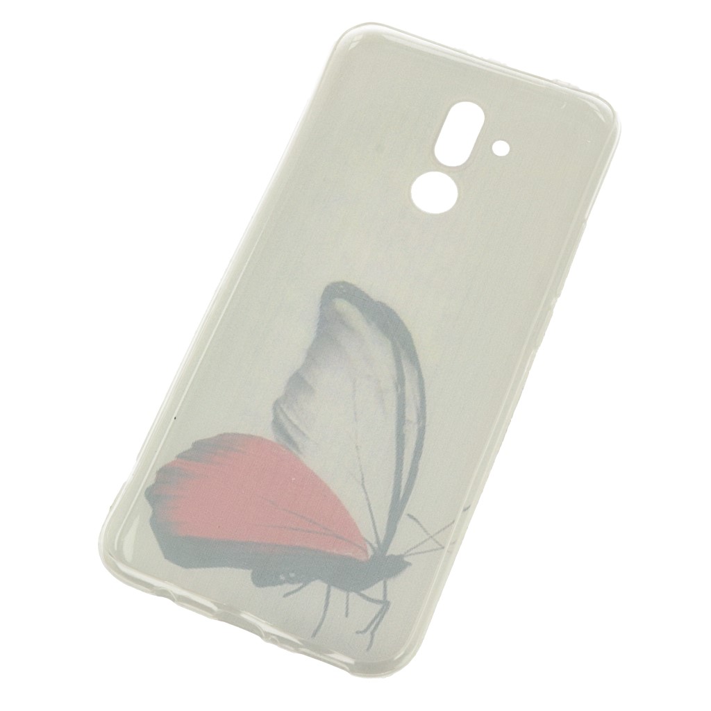 Pokrowiec etui silikonowe wzr Biao Czerwony Motyl Xiaomi Redmi 5 Plus / 2