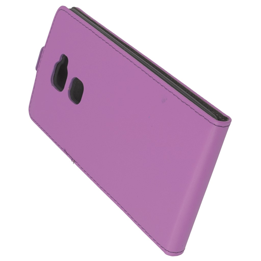 Pokrowiec z klapk� na magnes Prestige Slim Flexi fioletowy HUAWEI Mate S / 5
