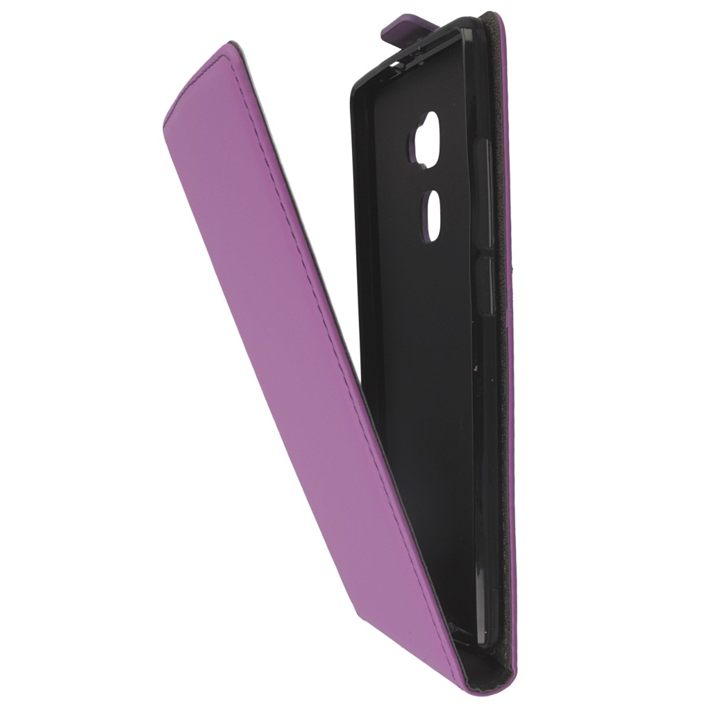 Pokrowiec z klapk� na magnes Prestige Slim Flexi fioletowy HUAWEI Mate S / 7