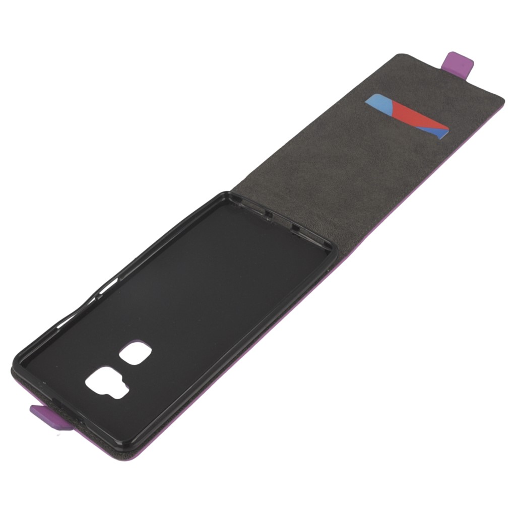 Pokrowiec z klapk� na magnes Prestige Slim Flexi fioletowy HUAWEI Mate S / 8