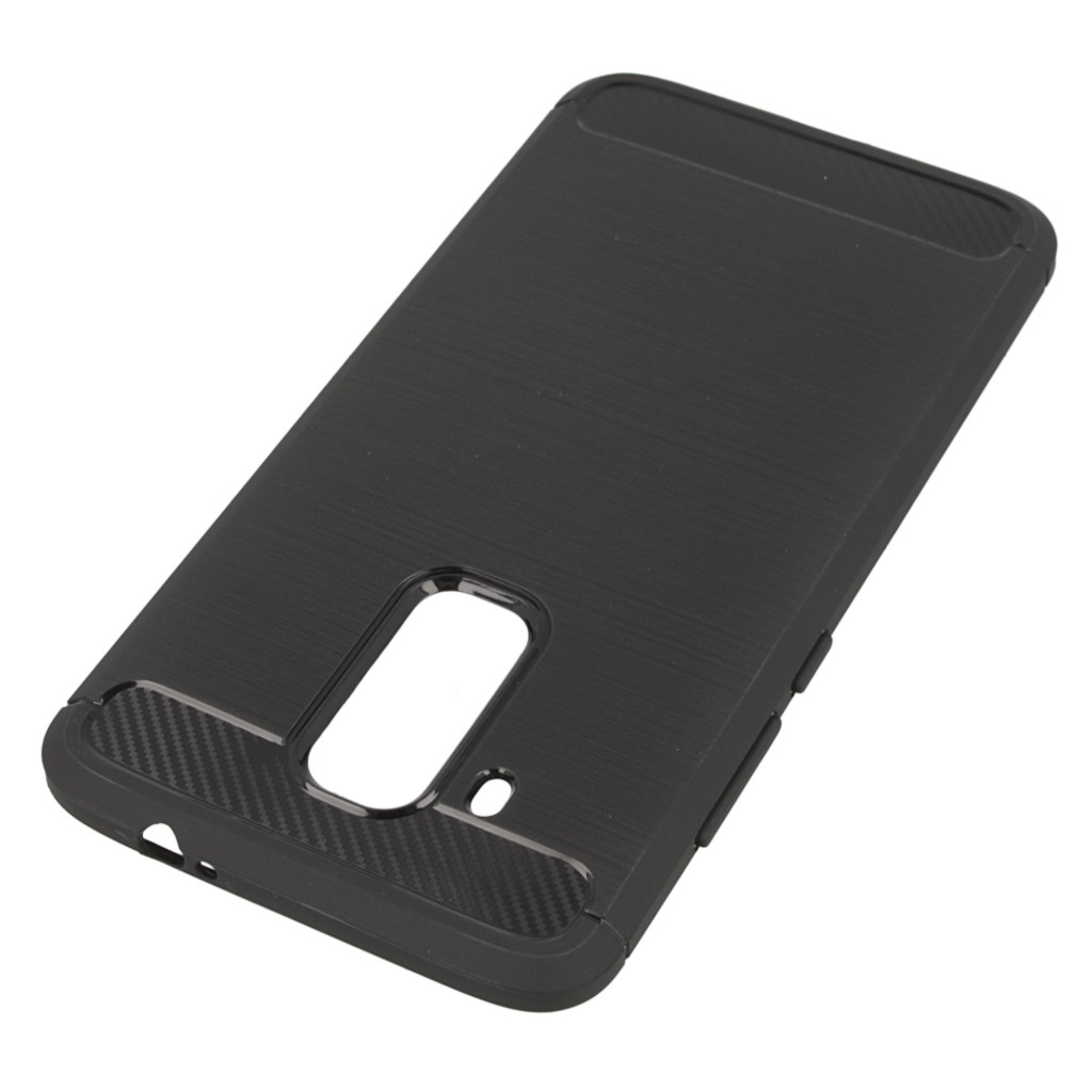 Pokrowiec etui TECH-PROTECT TPU CARBON czarne Xiaomi Redmi Note 5 Pro / 6