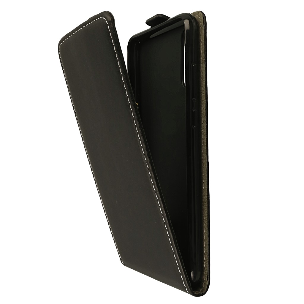 Pokrowiec z klapk na magnes Prestige Slim Flexi czarny SAMSUNG Galaxy A7 / 3