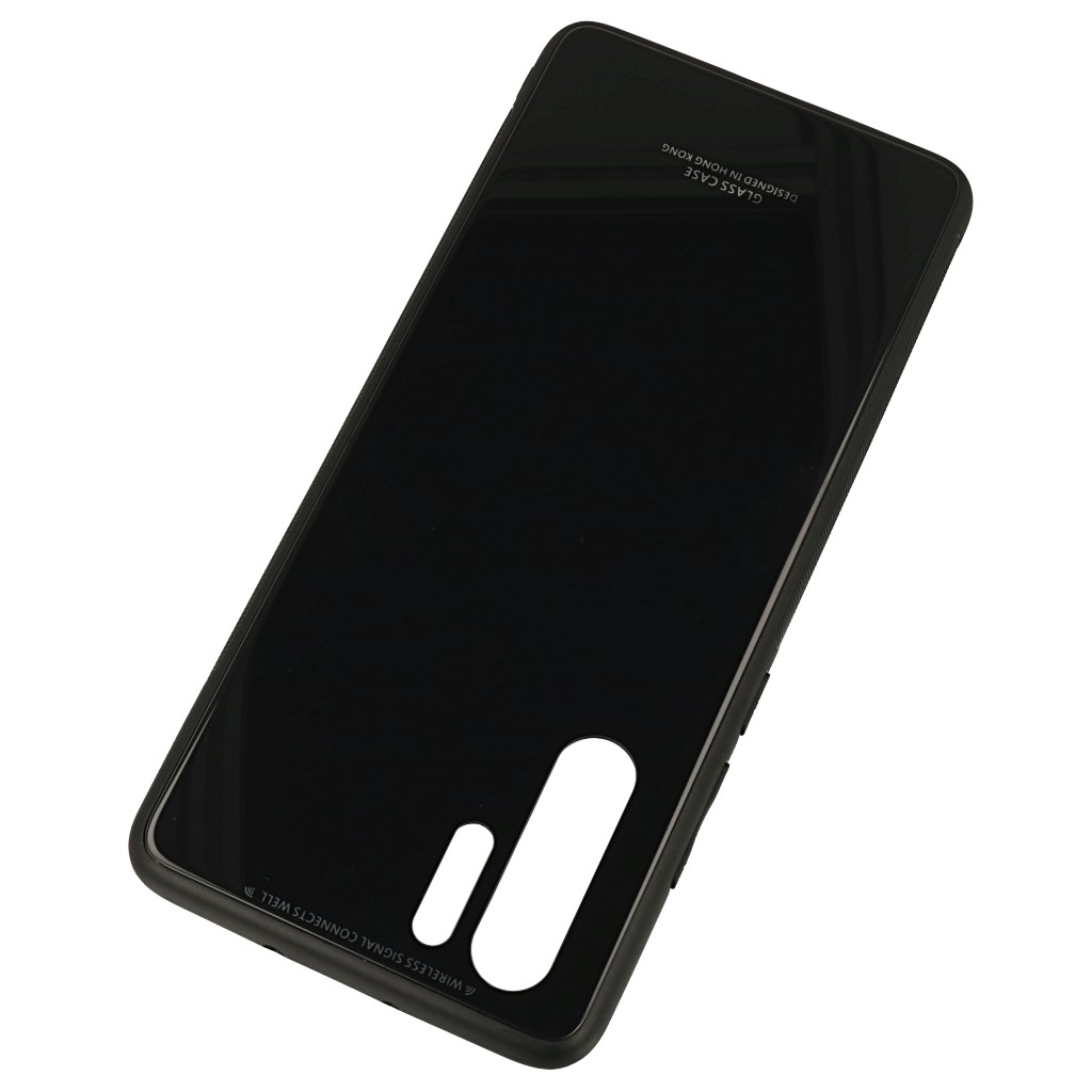 Pokrowiec back case Glass Case czarne HUAWEI P30 Pro / 2