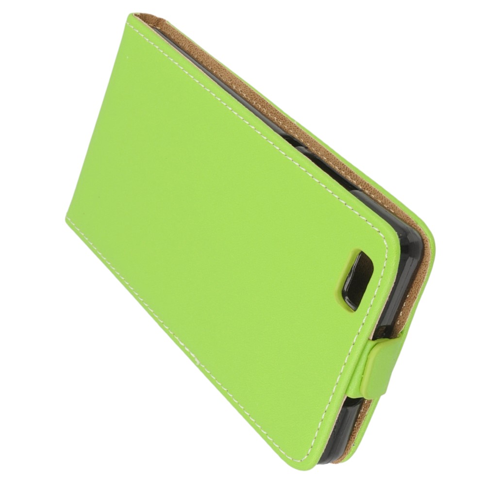 Pokrowiec z klapk na magnes Prestige Slim Flexi zielony myPhone Pocket 2 / 4
