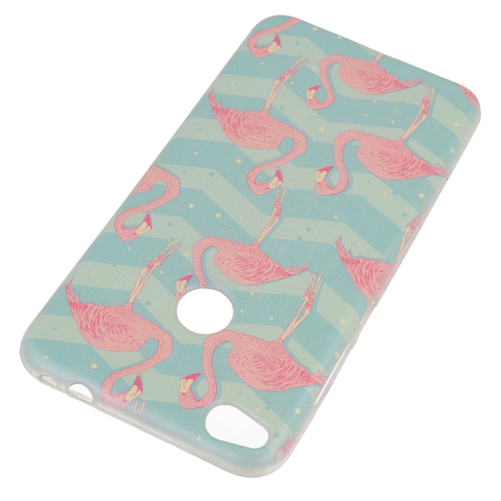 Pokrowiec etui silikonowe wzr Flamingi Oppo A78 4G / 2