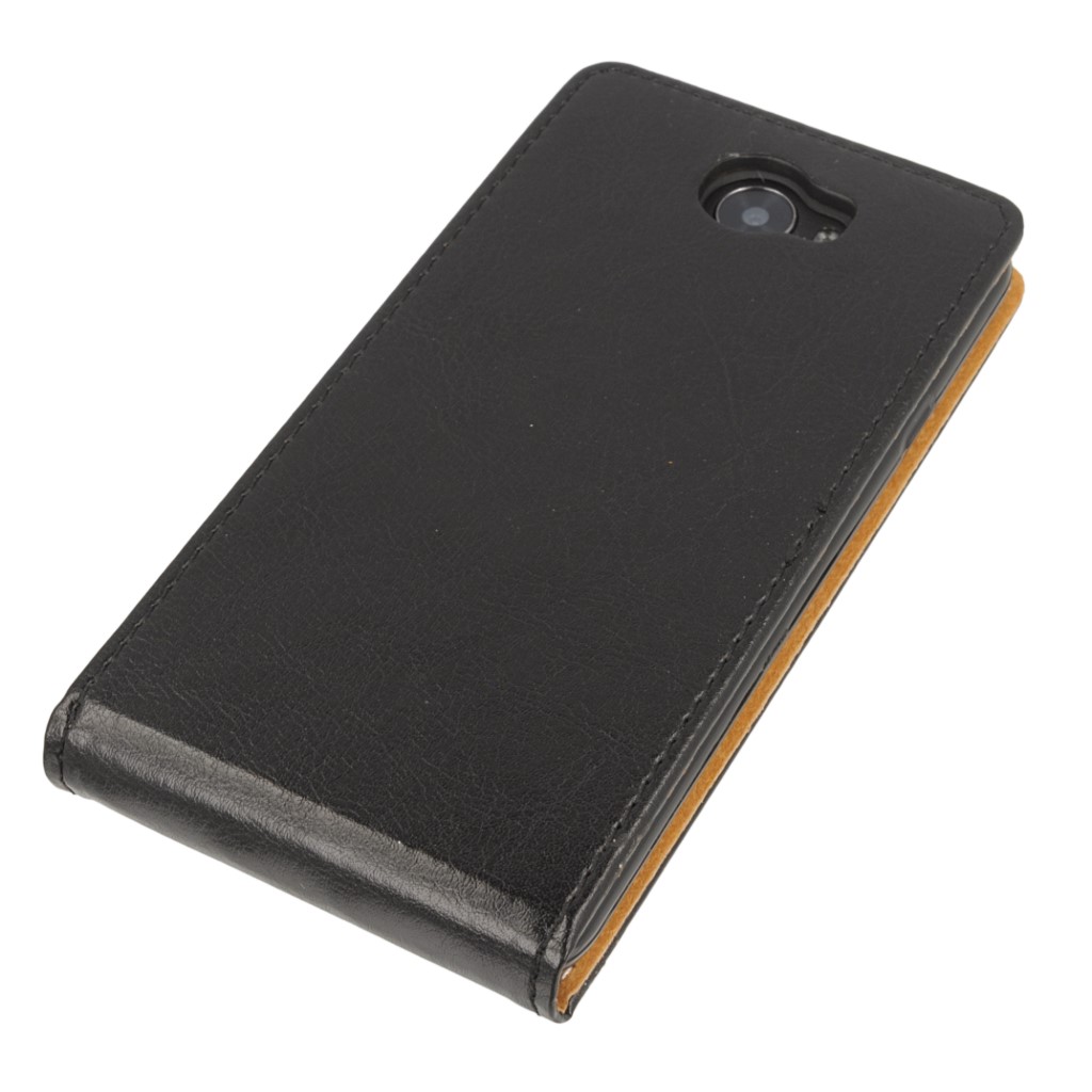 Pokrowiec etui Flexi skra prawdziwa czarna Xiaomi Redmi Note 4X / 4