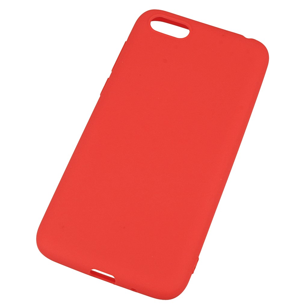 Pokrowiec etui silikonowe Soft Case Mat czerwone HUAWEI Y5 2018