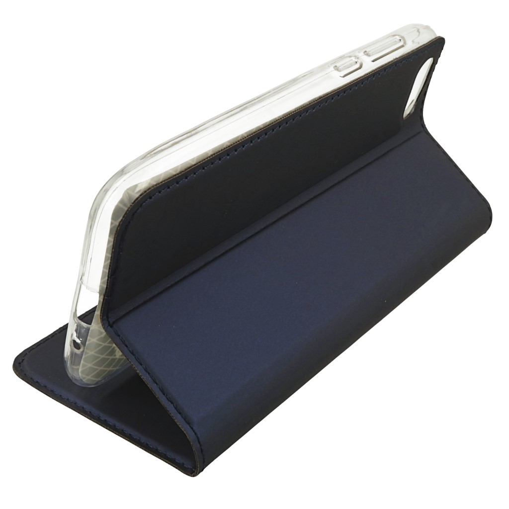 Pokrowiec etui Smart Look Cover z okienkiem granatowe HUAWEI Honor 7S / 3