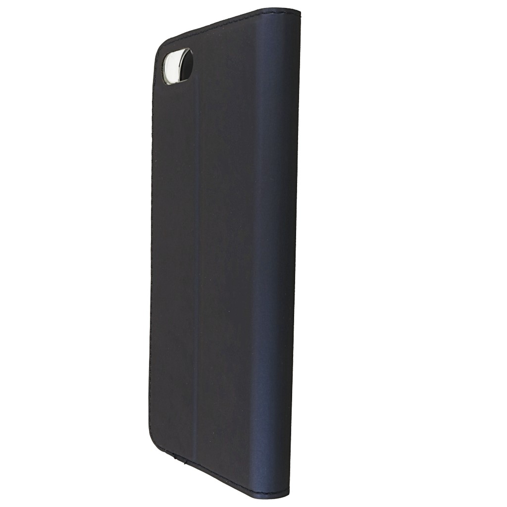 Pokrowiec etui Smart Look Cover z okienkiem granatowe HUAWEI Honor 7S / 7