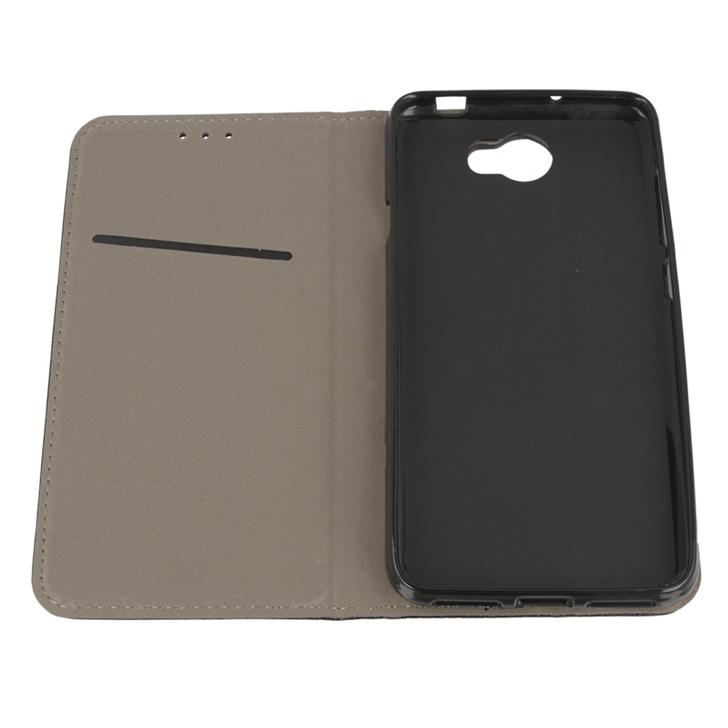 Pokrowiec etui z klapką Magnet Book czarne HUAWEI Y6 II Compact / 10 Pokrowiec etui z klapką Magnet Book czarne HUAWEI Y6 II Compact / 10