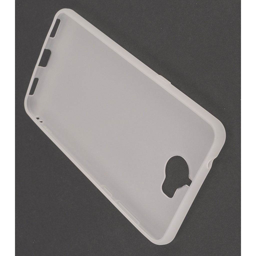 Pokrowiec silikonowe etui BACK CASE bia�e HUAWEI Y6 (2017) / 4