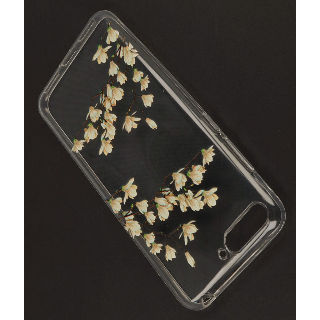 Pokrowiec etui silikonowe Floral Magnolia HUAWEI Y6 2018 / 3