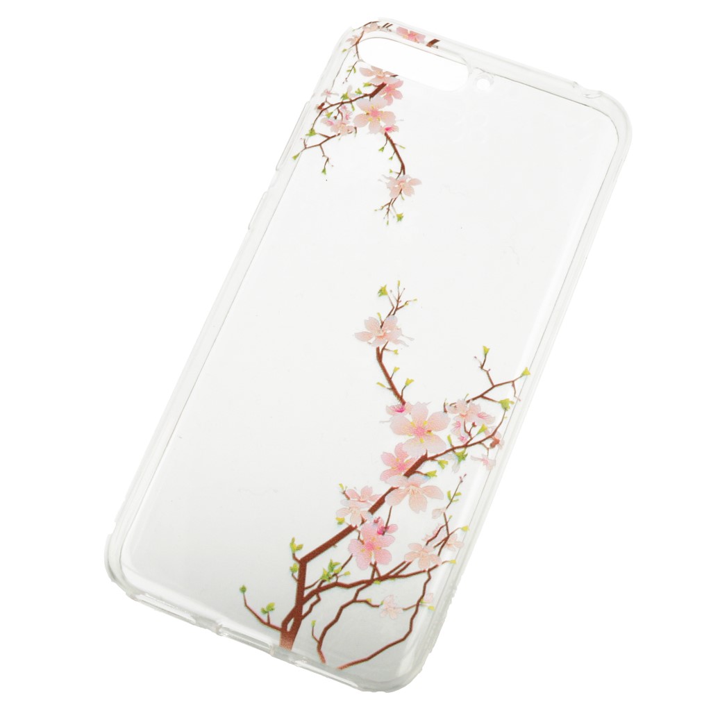 Pokrowiec etui silikonowe Floral Cherry HUAWEI Y6 2018