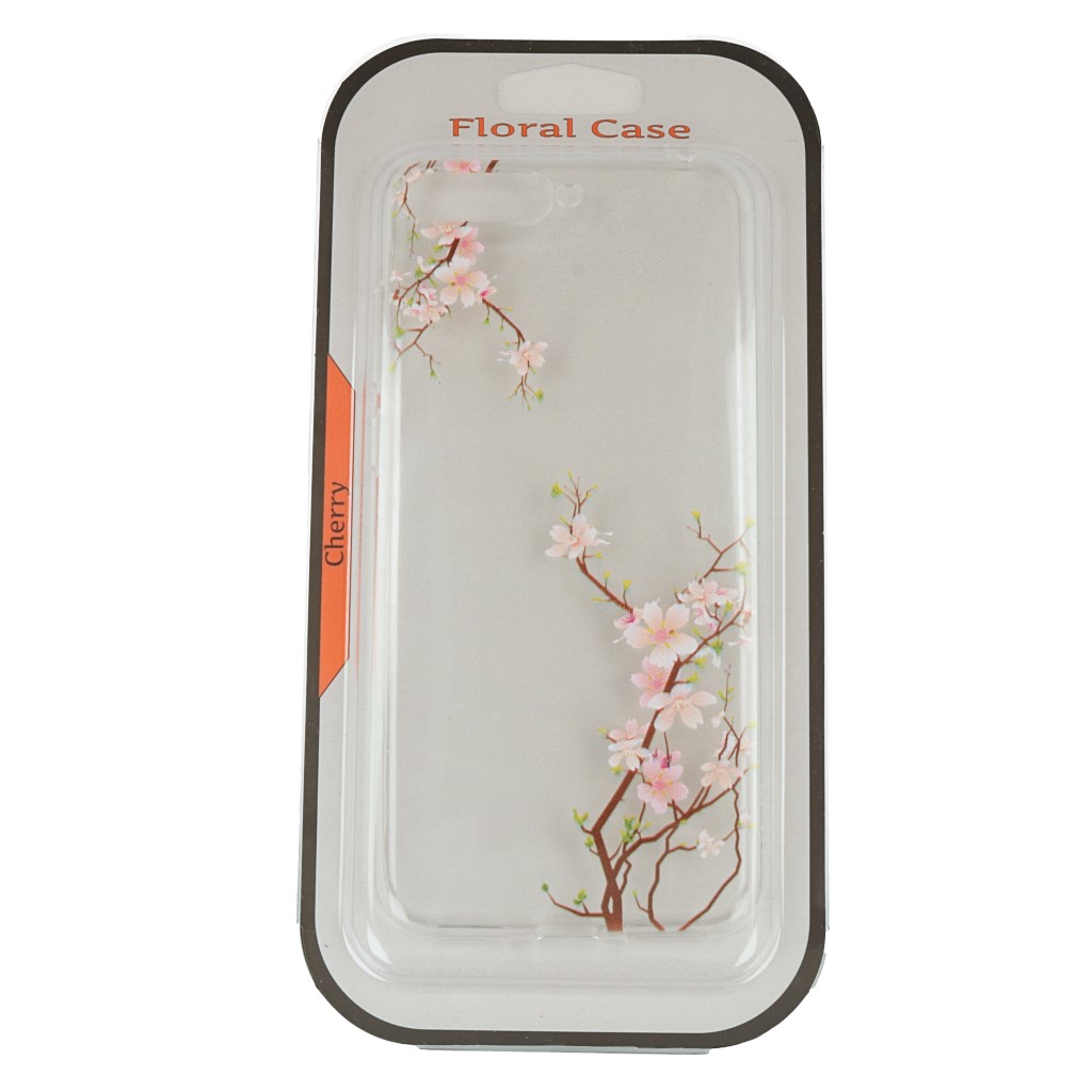 Pokrowiec etui silikonowe Floral Cherry HUAWEI Y6 2018 / 5