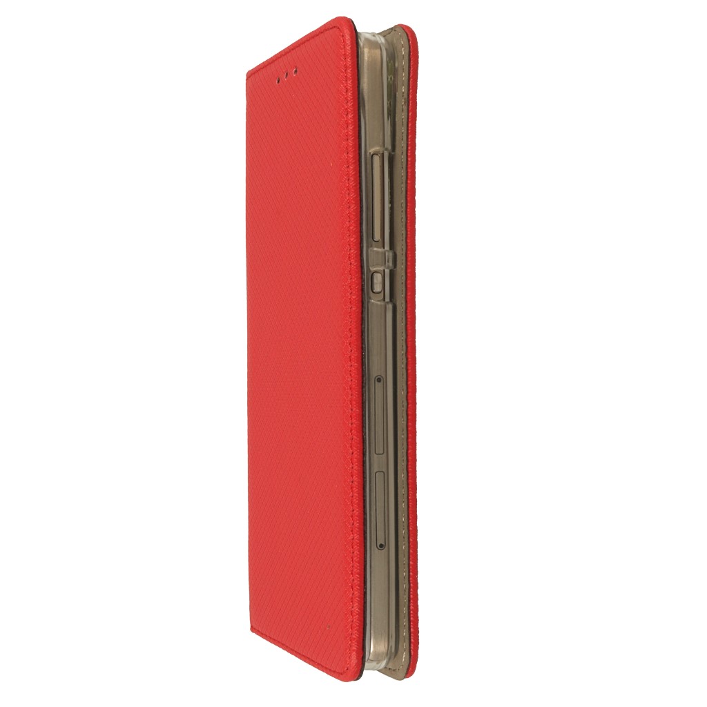 Pokrowiec etui z klapk Magnet Book czerwone HUAWEI P8 Lite / 2