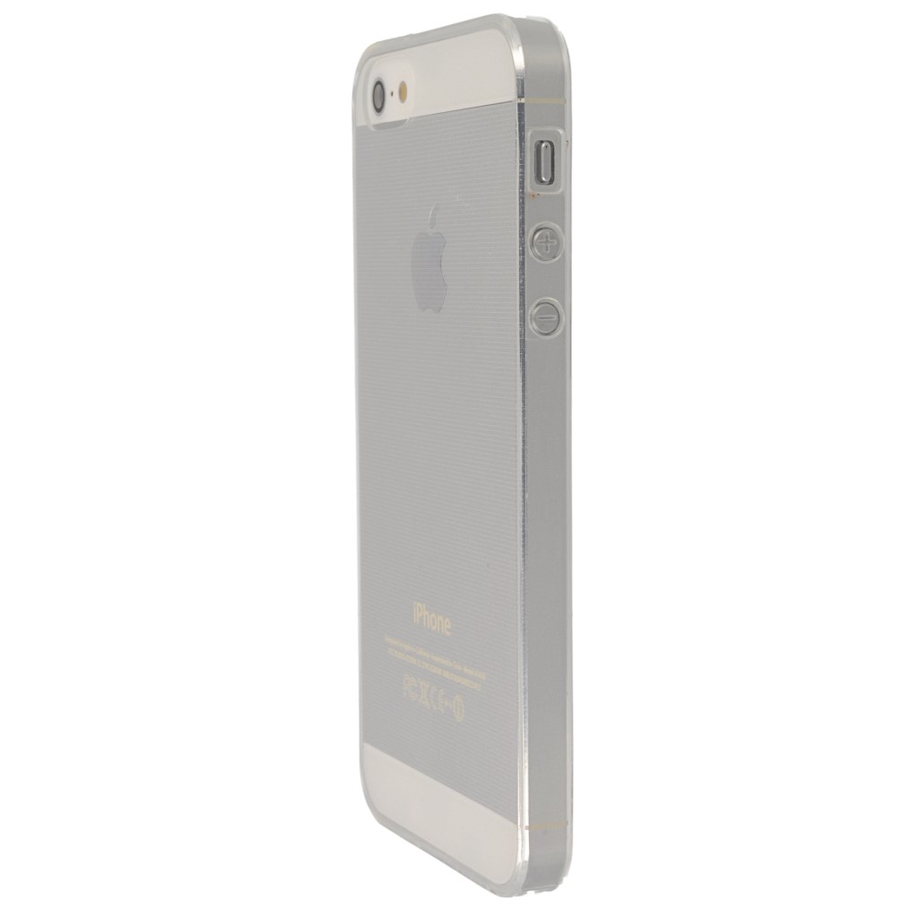 Pokrowiec silikonowe etui Back Case przeroczyste APPLE iPhone 5 / 2