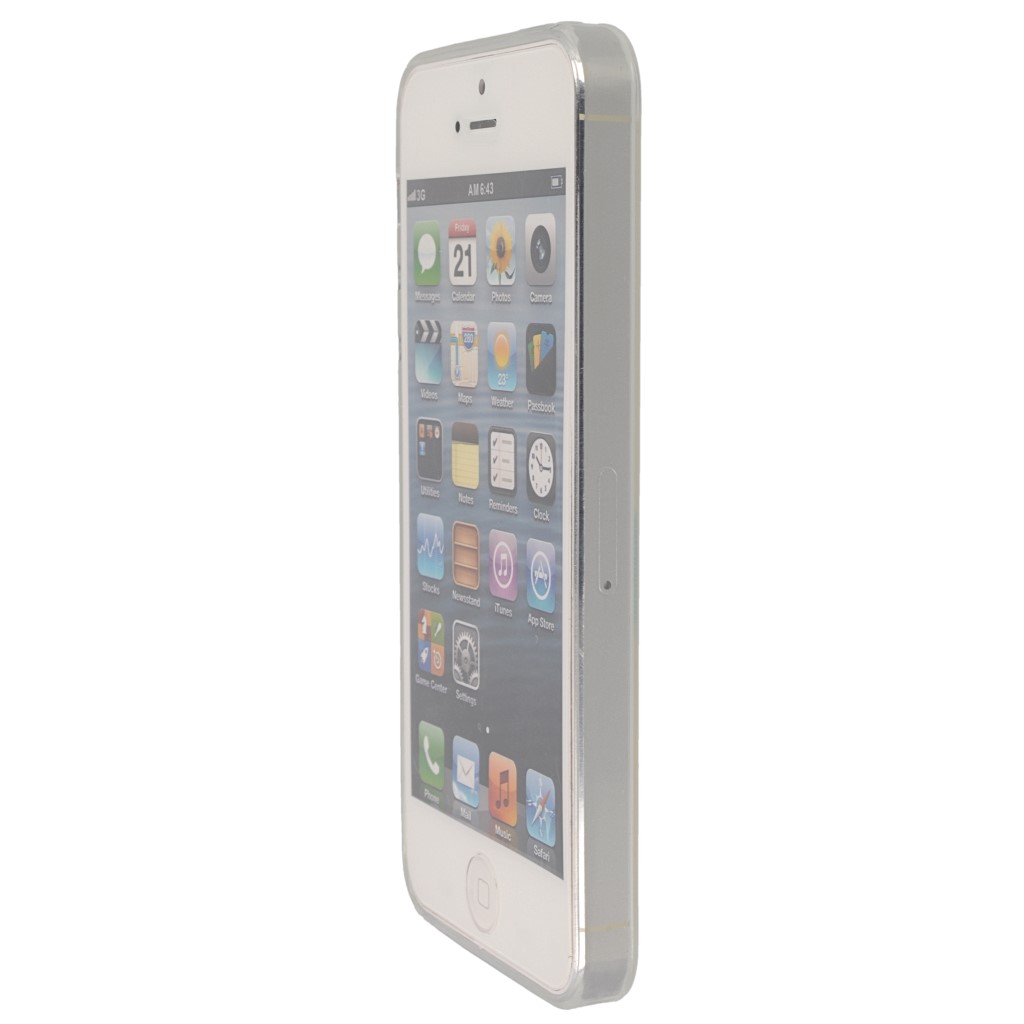 Pokrowiec silikonowe etui Back Case przeroczyste APPLE iPhone 5s / 3