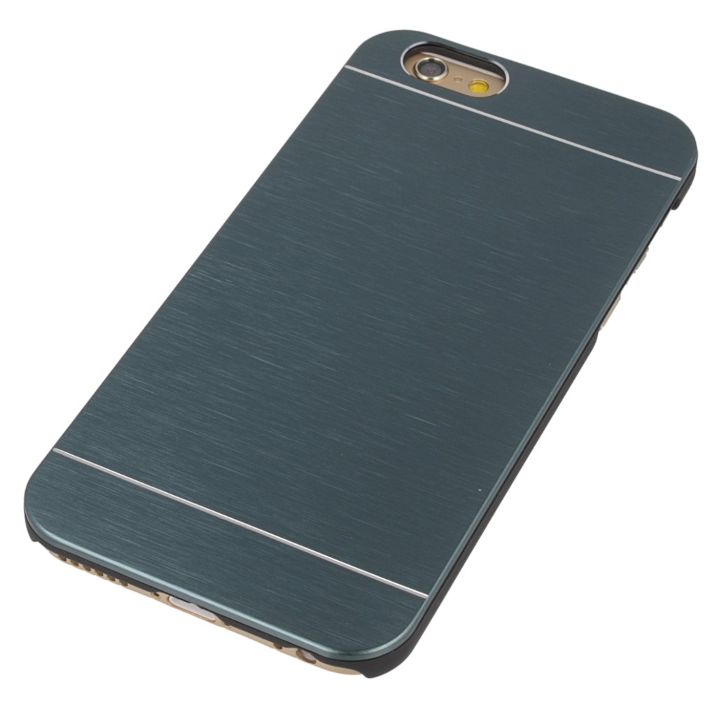 Pokrowiec etui Metal case niebieski APPLE iPhone 6