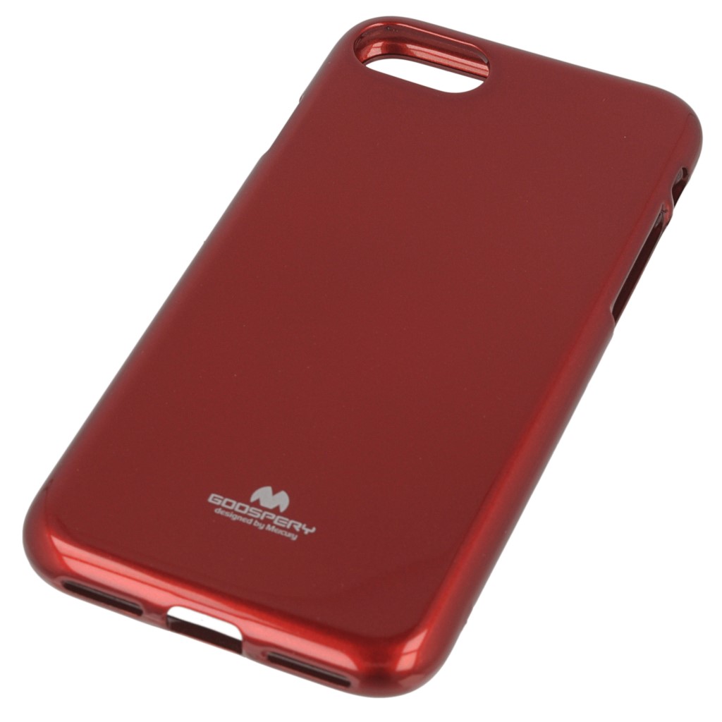 Pokrowiec Jelly Case czerwony APPLE iPhone 8