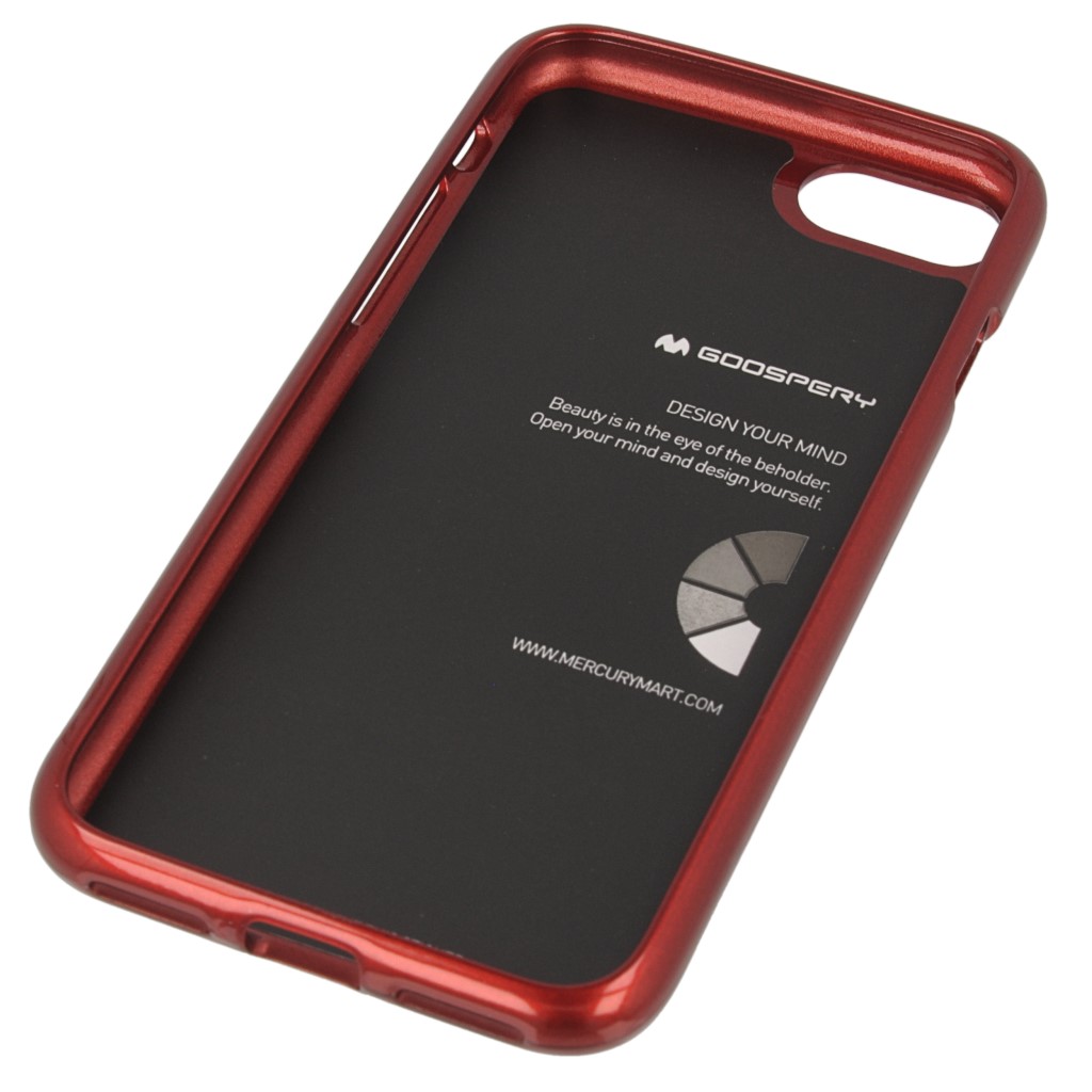 Pokrowiec Jelly Case czerwony APPLE iPhone 8 / 3