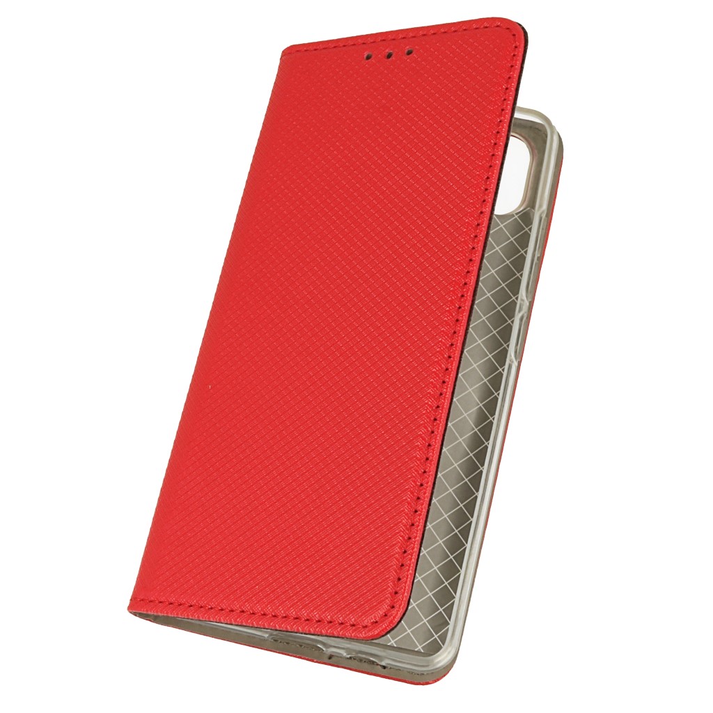 Pokrowiec etui z klapk Magnet Book czerwone LG K20
