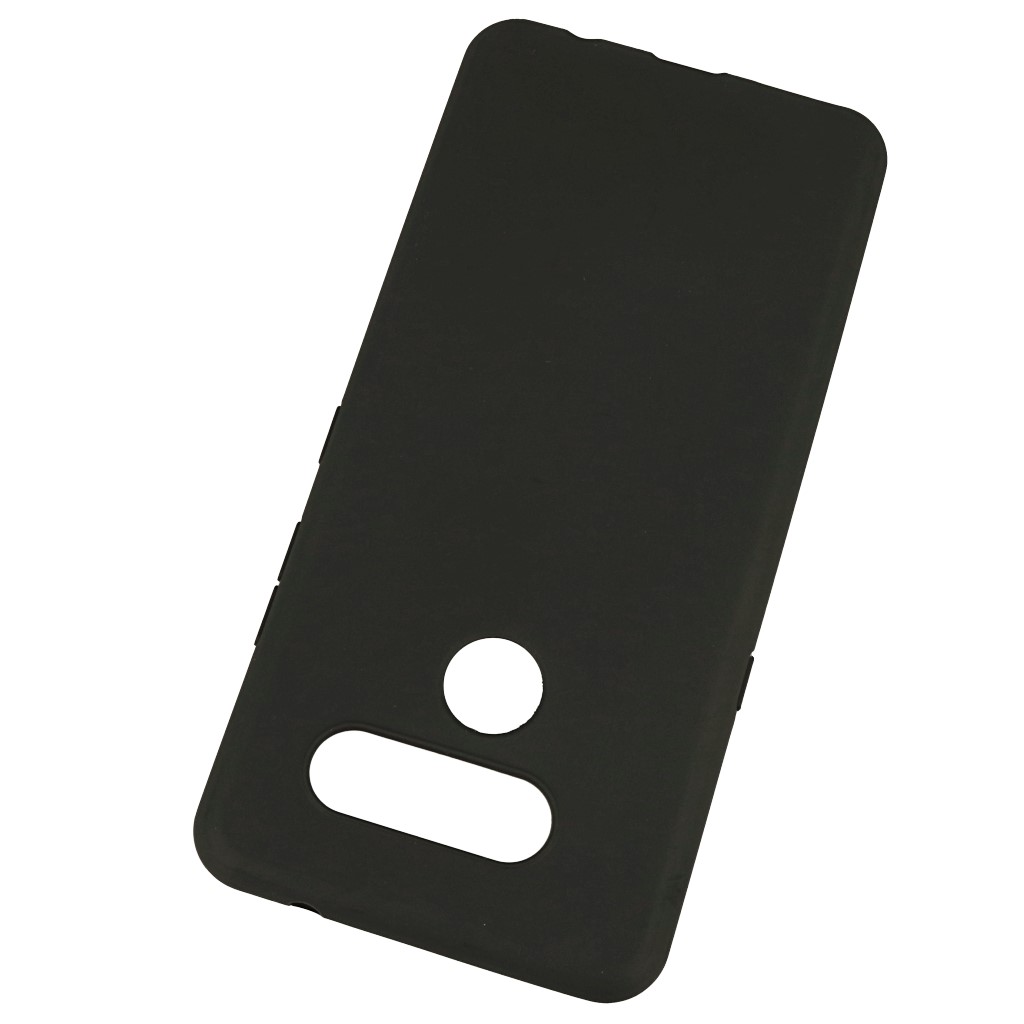 Pokrowiec Nakadka z matowego silikonu Back Case Matt czarna SAMSUNG Galaxy A42 5G / 2