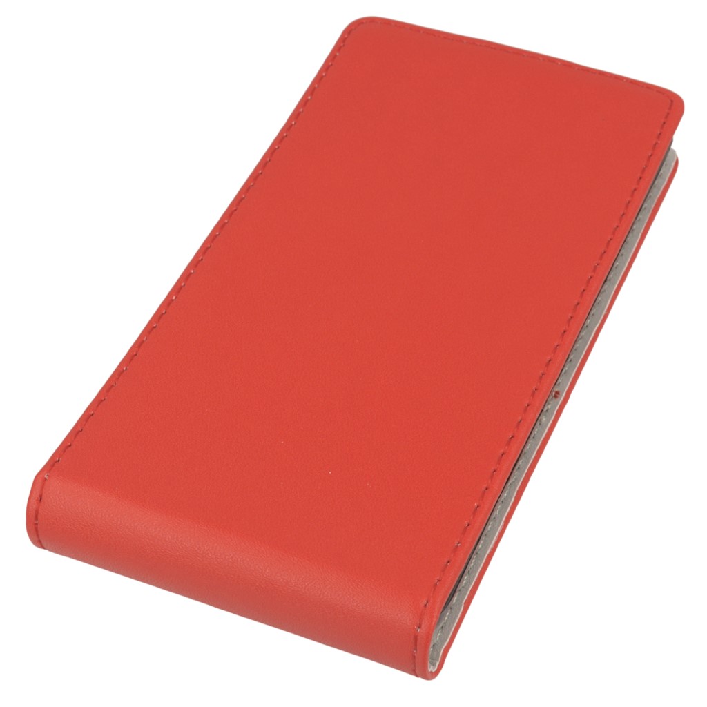 Pokrowiec z klapk na magnes Prestige Slim Flexi czerwony LG G3 mini / 3