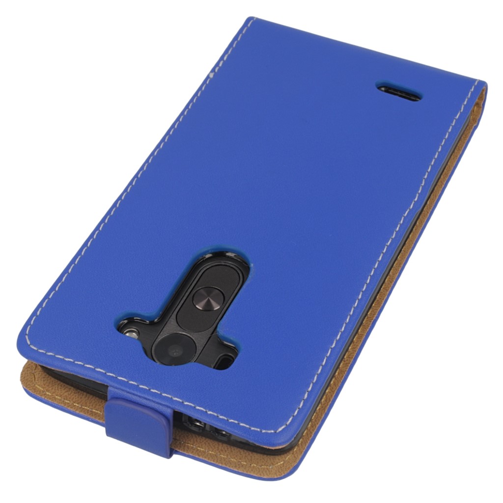 Pokrowiec z klapk na magnes Prestige Slim Flexi niebieski LG G3 mini / 4