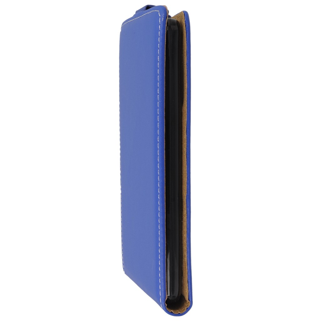 Pokrowiec z klapk na magnes Prestige Slim Flexi niebieski LG G3 mini / 6