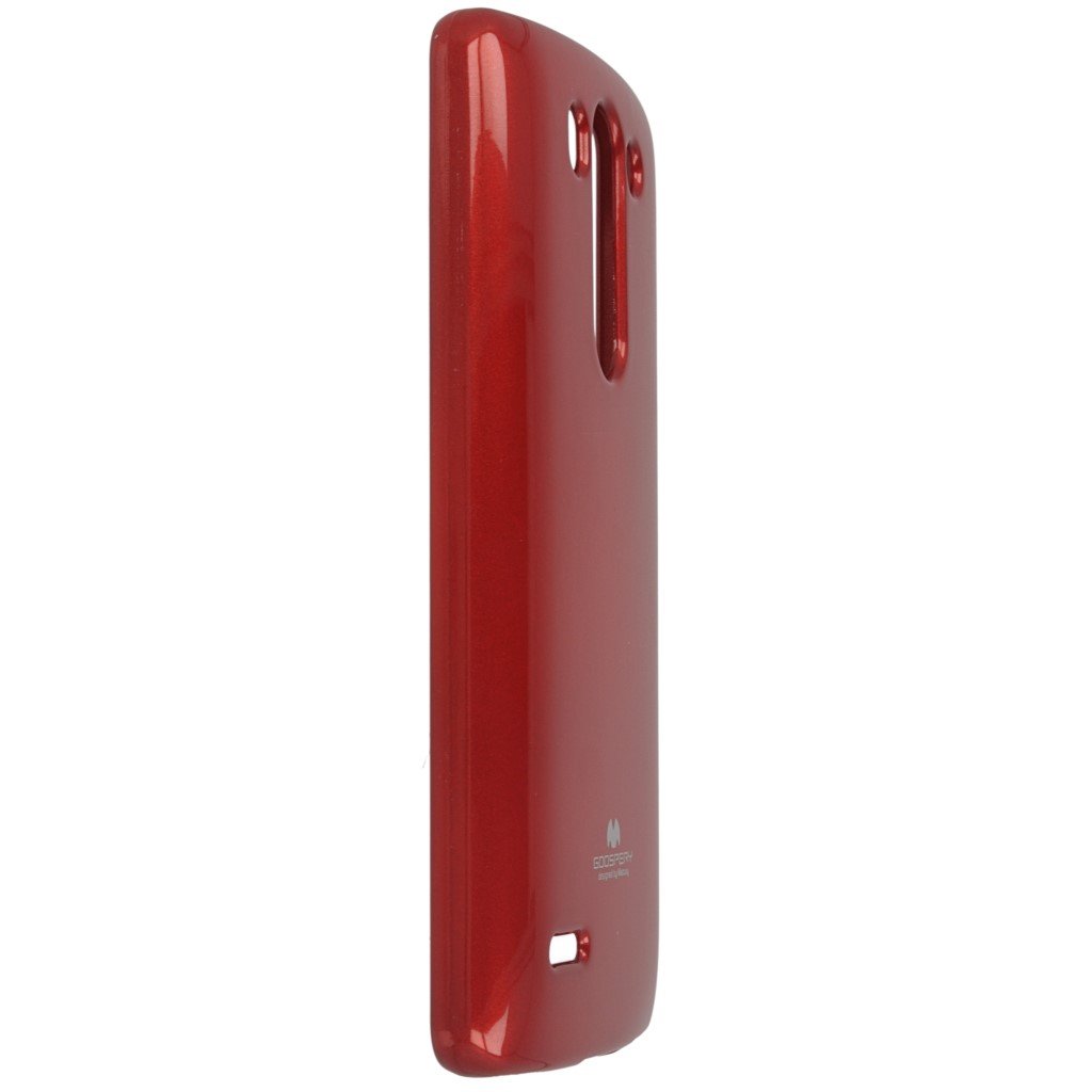 Pokrowiec etui silikonowe Mercury JELLY CASE czerwone LG G3 mini / 5