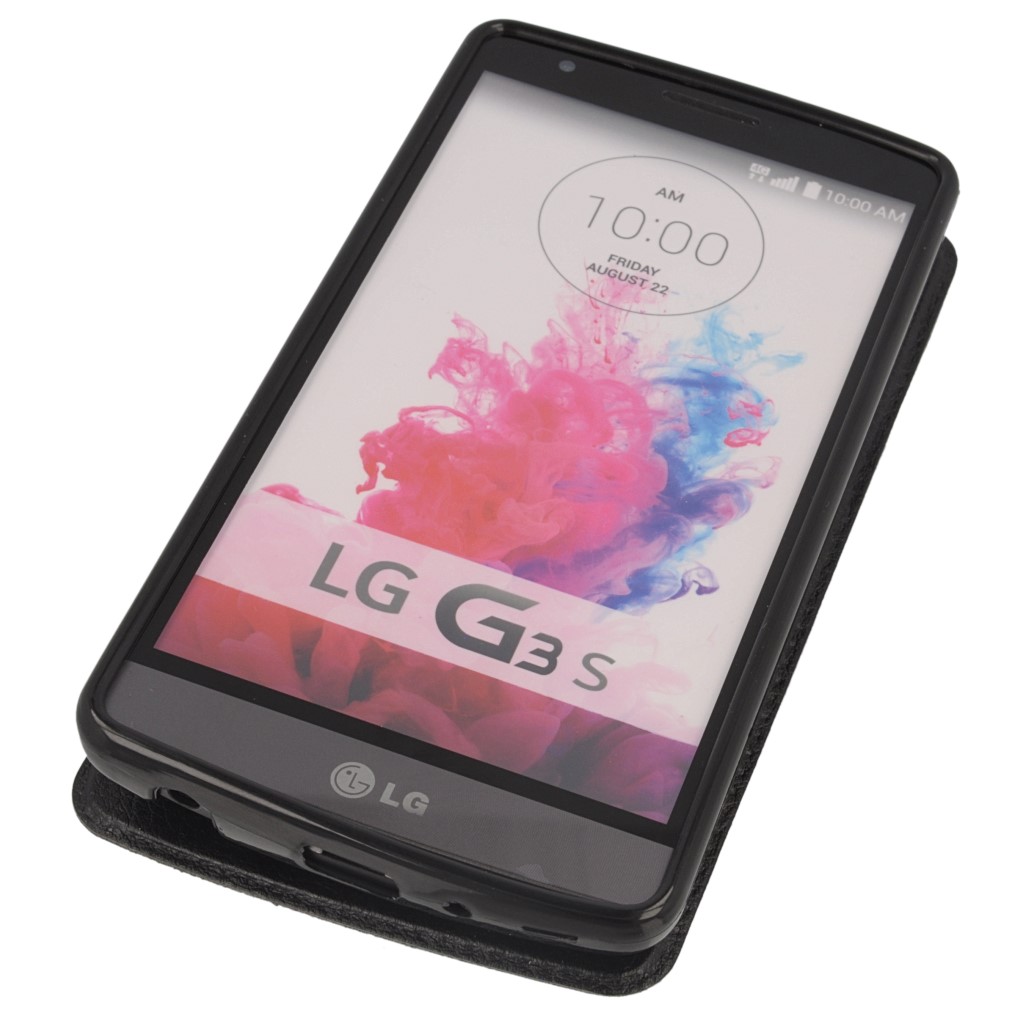 Pokrowiec etui Smart View czarne LG G3 mini / 8
