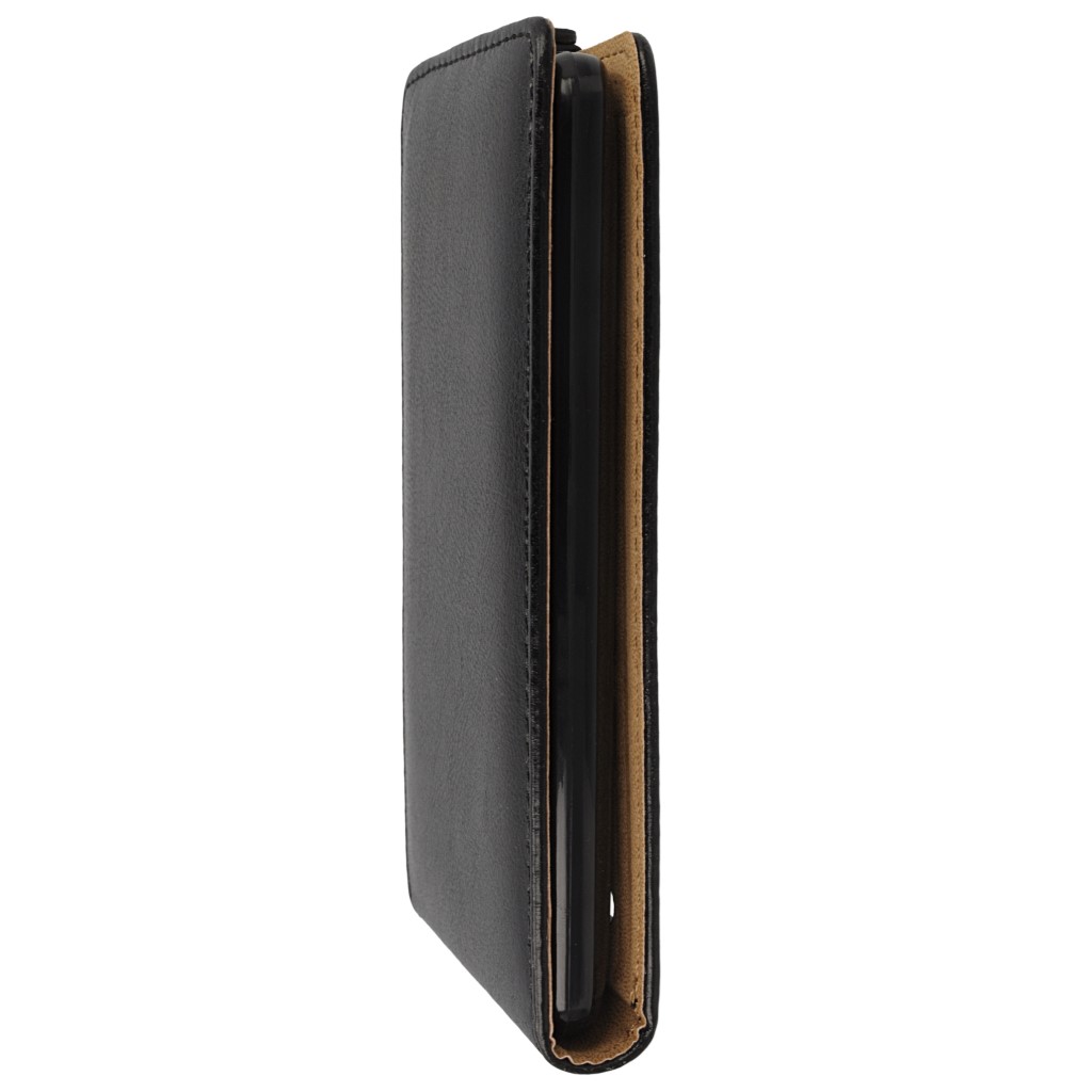 Pokrowiec z klapk na magnes Prestige Slim Flexi czarny LG G3 mini / 6