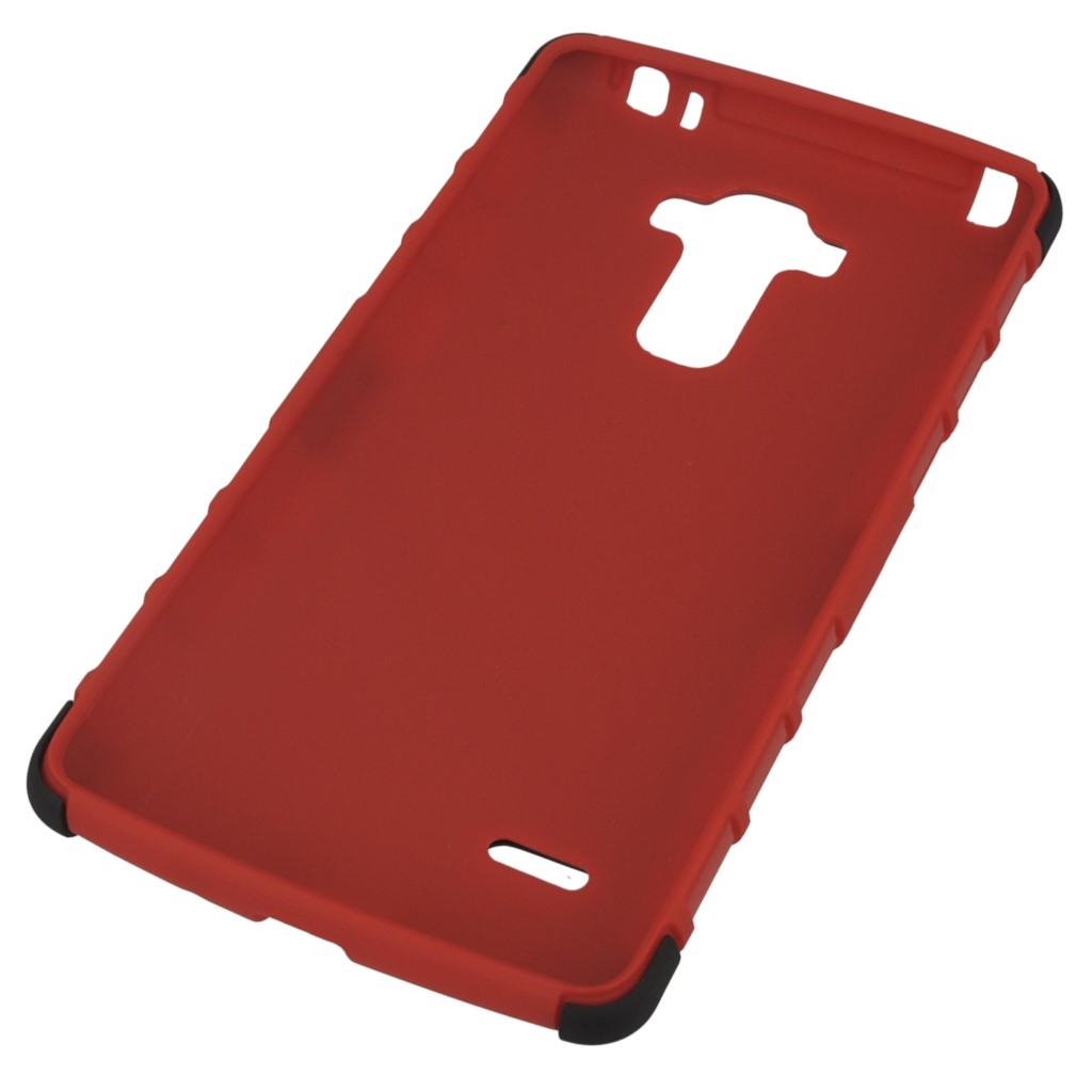 Pokrowiec etui pancerne Hybrid Case czerwony LG G4 Stylus / 3