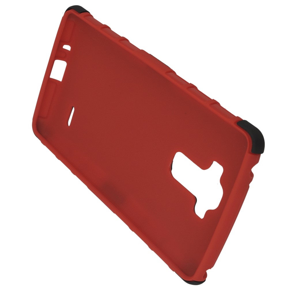 Pokrowiec etui pancerne Hybrid Case czerwony LG G4 Stylus / 4
