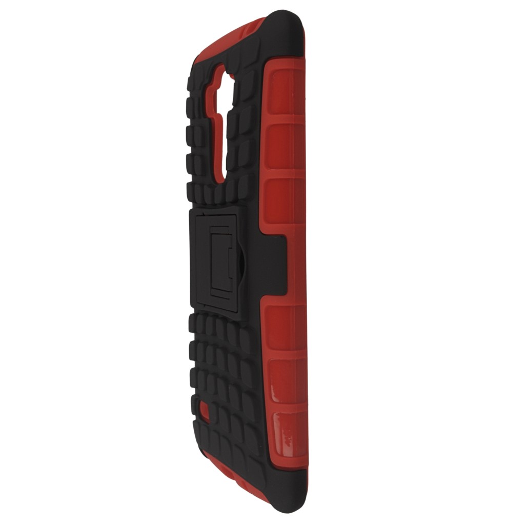 Pokrowiec etui pancerne Hybrid Case czerwony LG G4 Stylus / 5