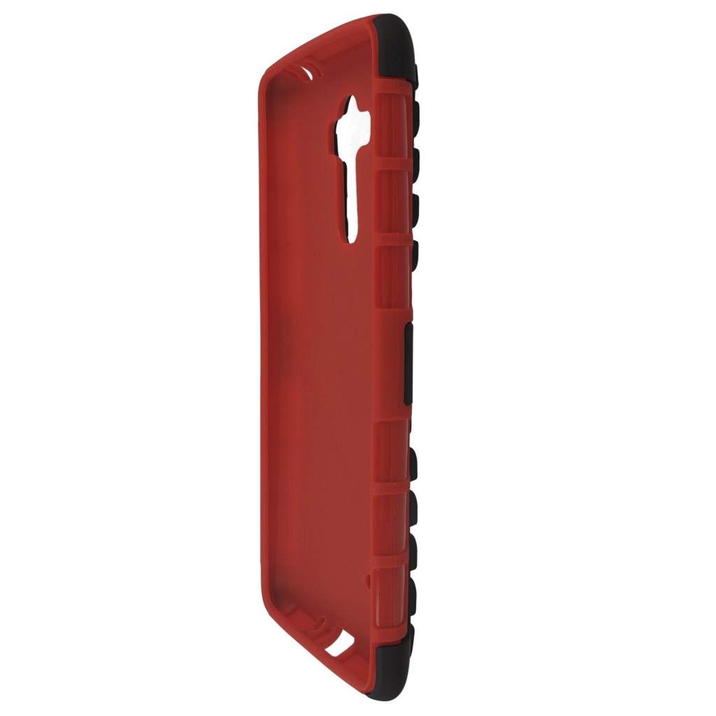 Pokrowiec etui pancerne Hybrid Case czerwony LG G4 Stylus / 6