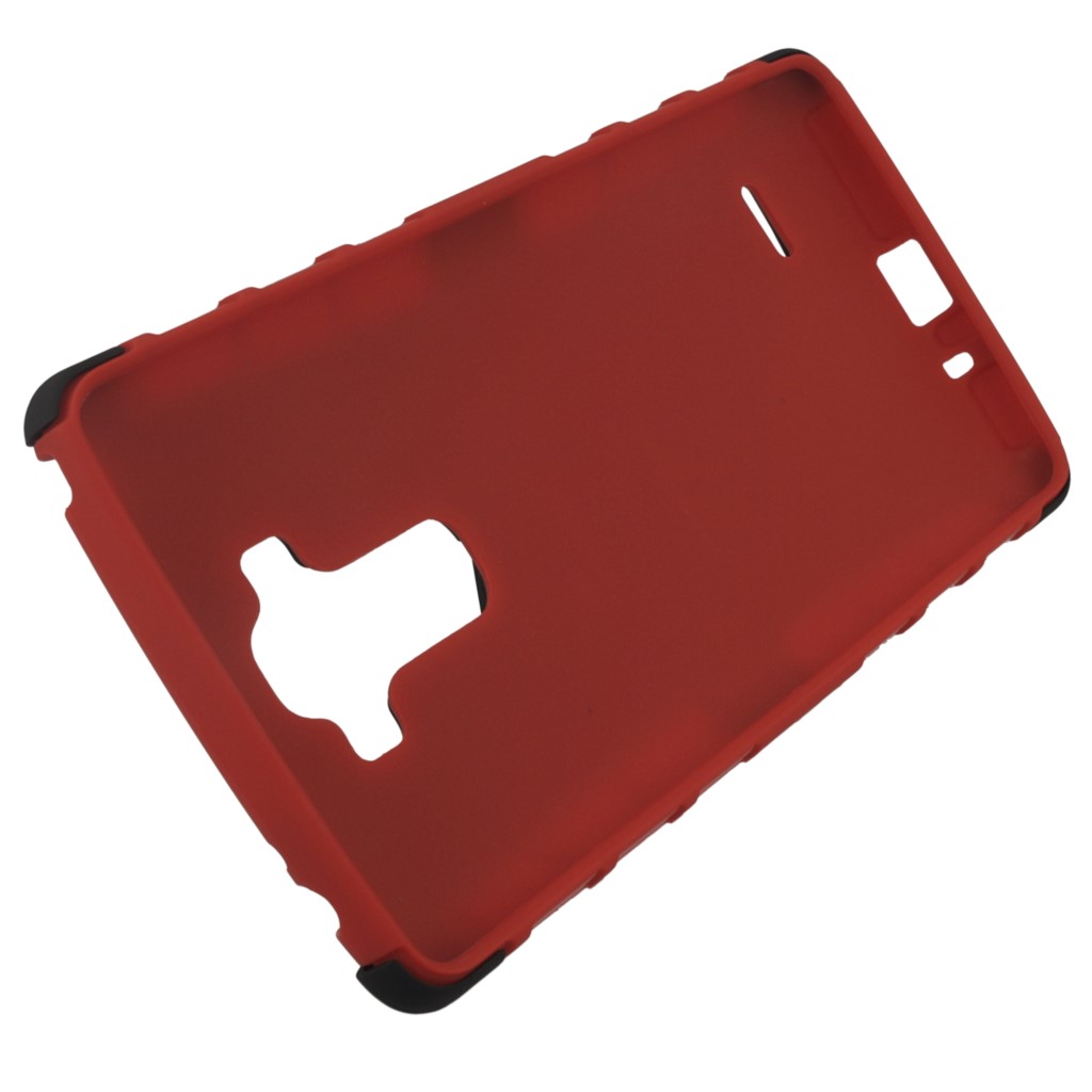 Pokrowiec etui pancerne Hybrid Case czerwony LG G4 Stylus / 8