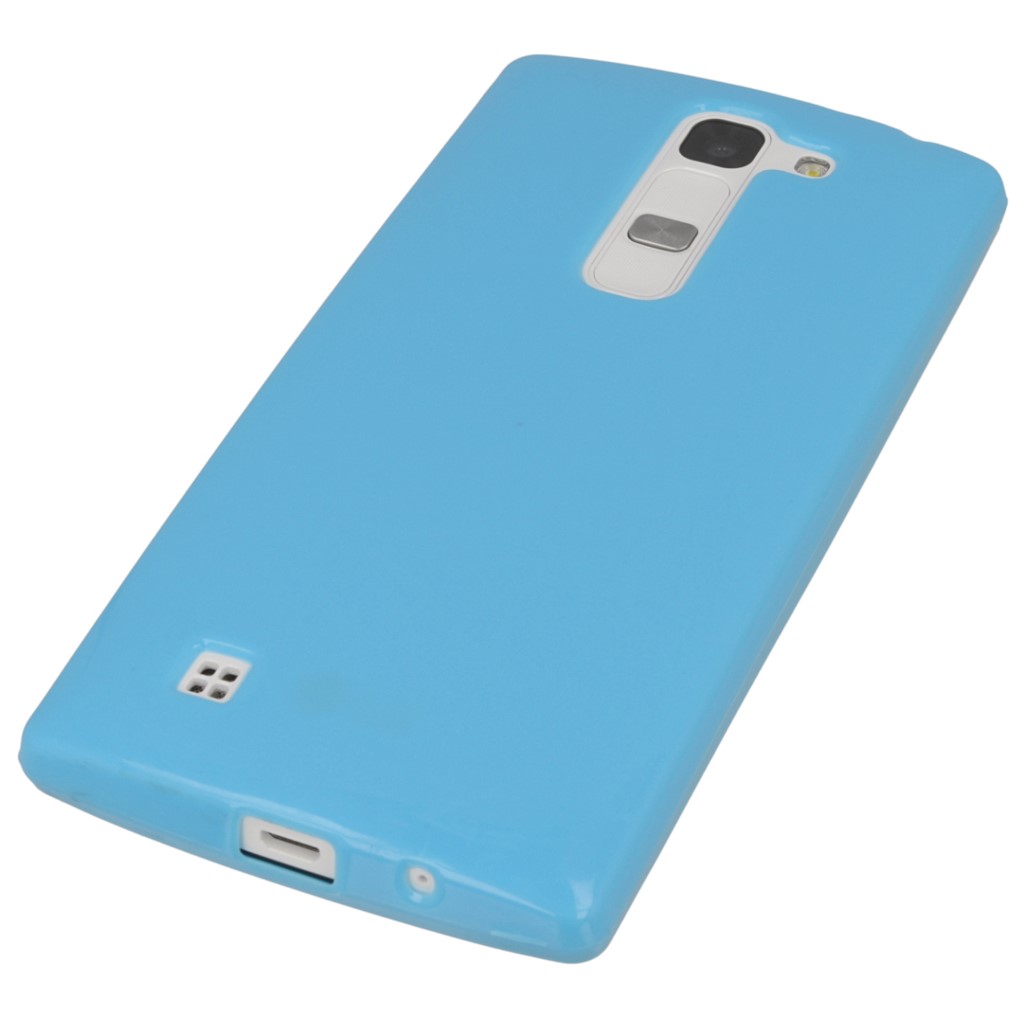 Pokrowiec silikonowe etui BACK CASE niebieskie Microsoft Lumia 535