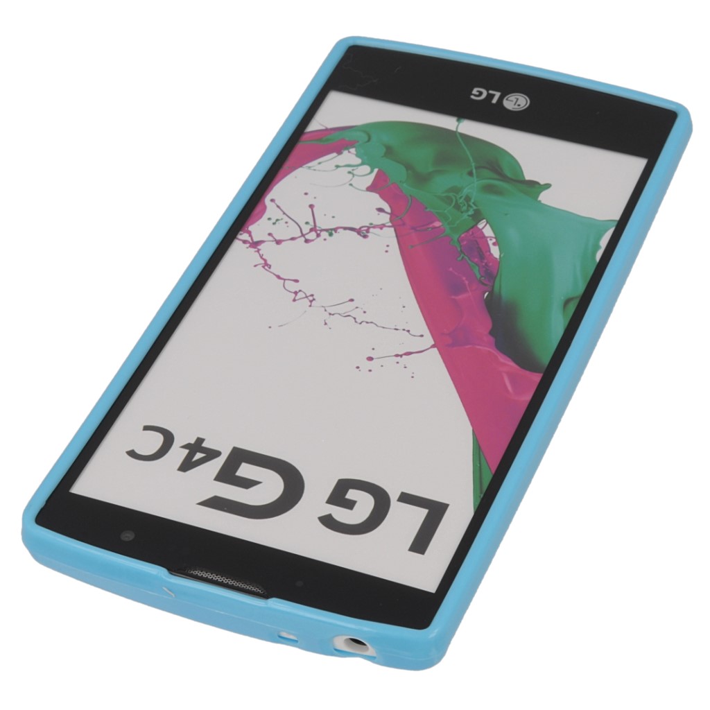 Pokrowiec silikonowe etui BACK CASE niebieskie Microsoft Lumia 535 / 4