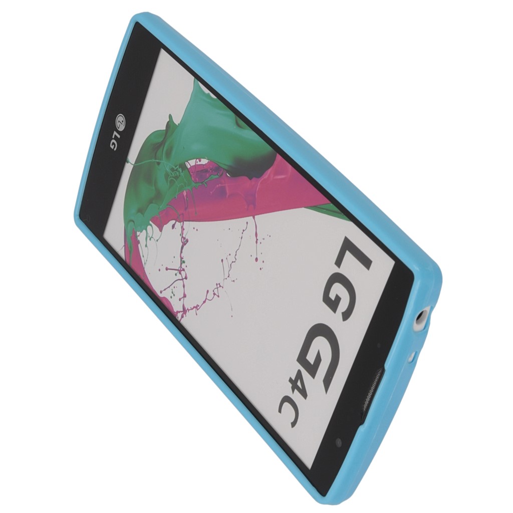 Pokrowiec silikonowe etui BACK CASE niebieskie Microsoft Lumia 535 Dual SIM / 8