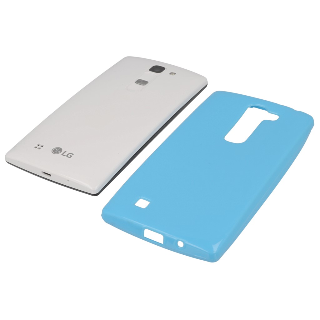 Pokrowiec silikonowe etui BACK CASE niebieskie Microsoft Lumia 535 / 9